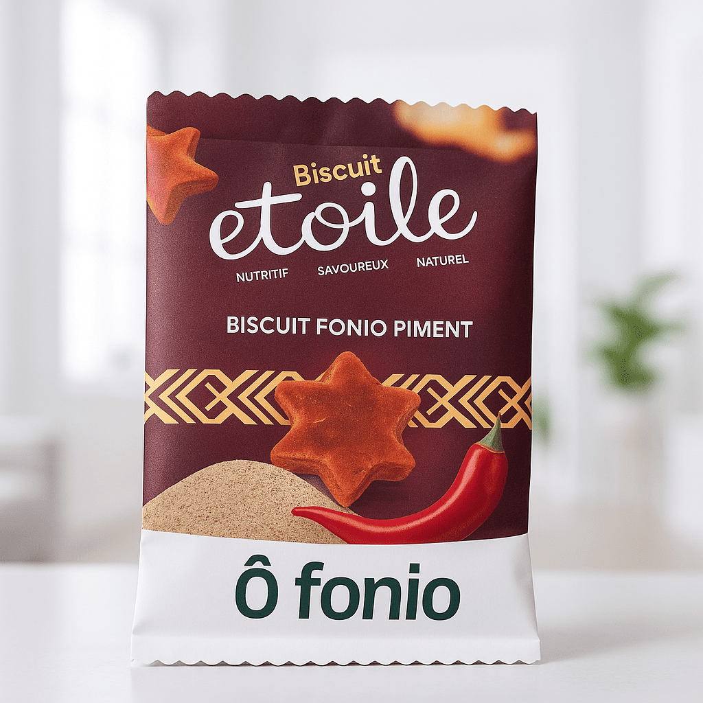 Biscuit o fonio piment