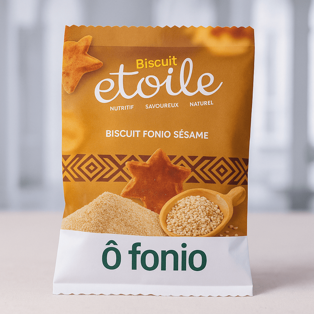 Biscuit o fonio sesame