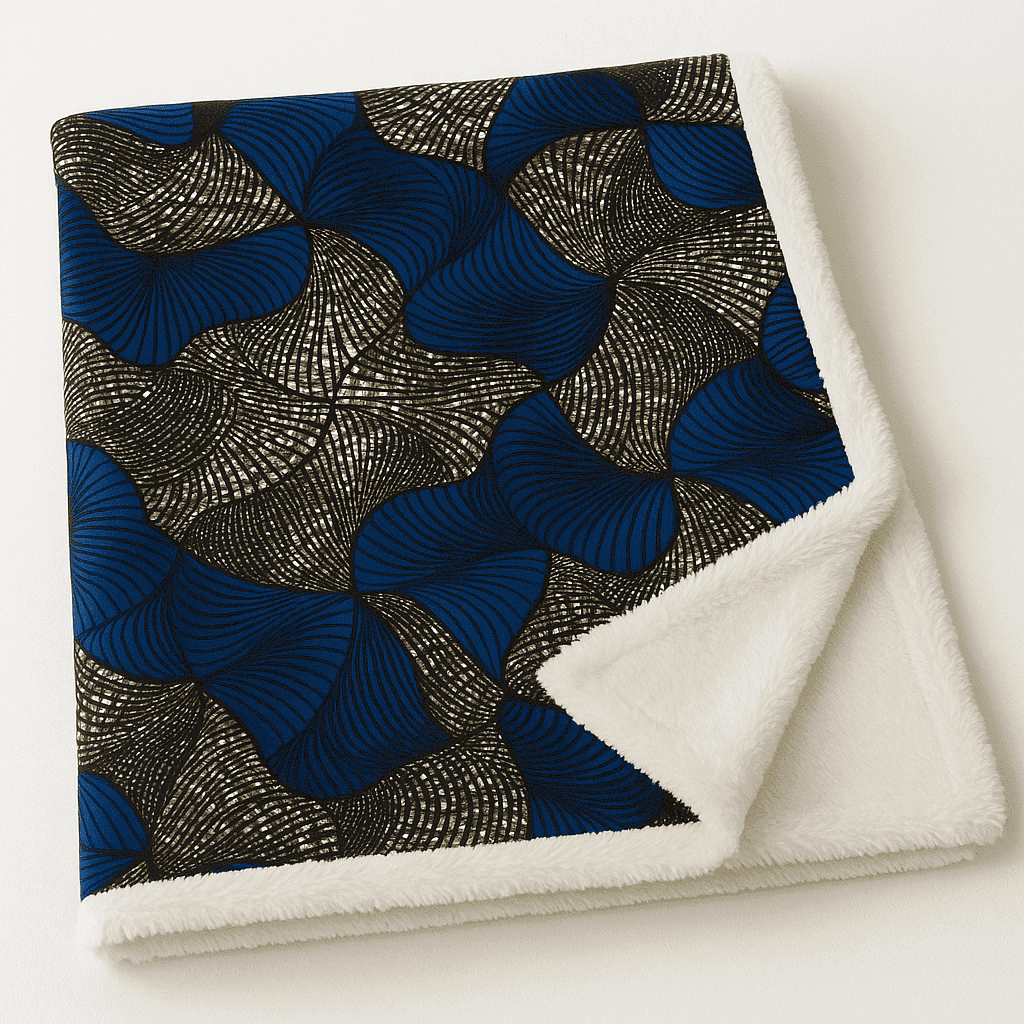 Couverture pour bébé doublée Wax Minky